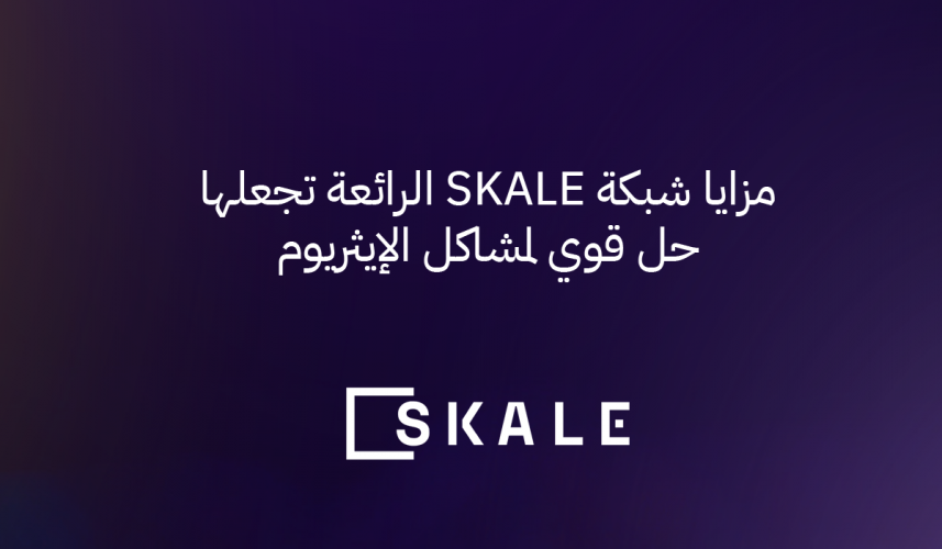 مزايا شبكة SKALE الرائعة تجعلها حل قوي لمشاكل الإيثريوم