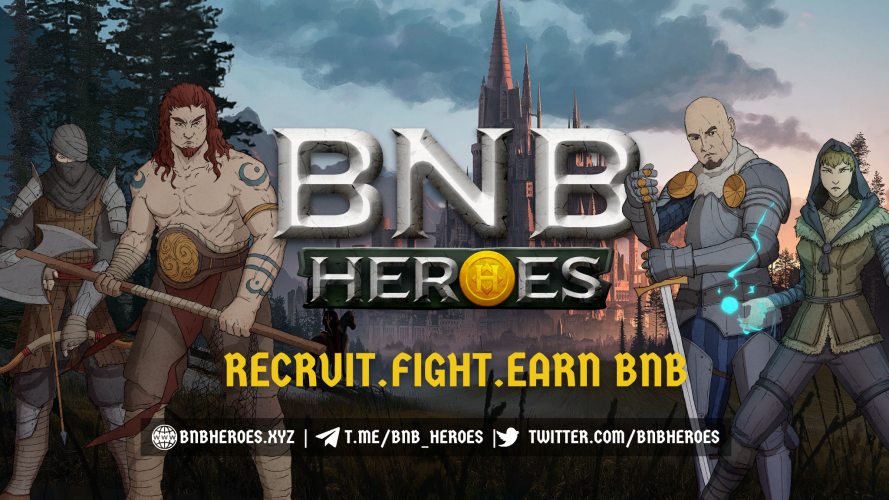 BNB HEROS .. لعبة جديدة من نوع إلعب لتربح مع مكافأت BNB